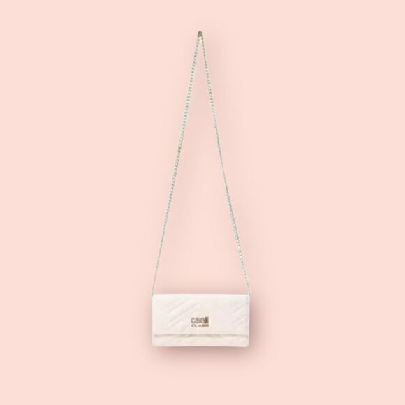 CAVALLI TURIN QUILT STITCH CROSSBODY IN CREAM - Picture 4 of 9